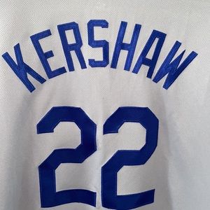 Nike Authentic Dodgers Clayton Kershaw Jersey